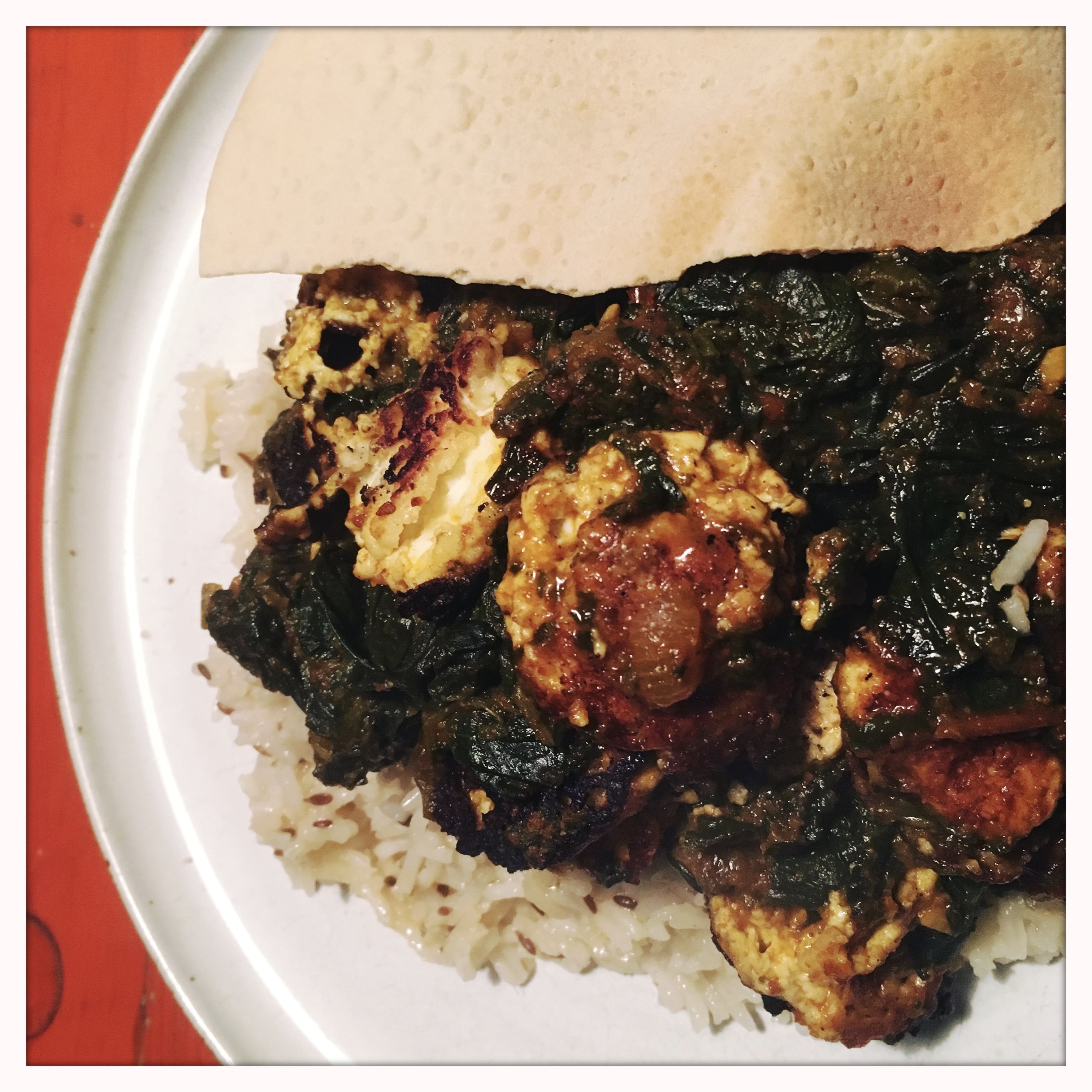 Friday night curry Part one – Saag Paneer